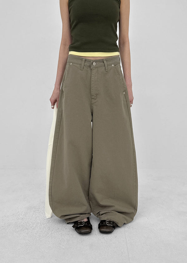 Britam Wide Balloon Cotton Pants