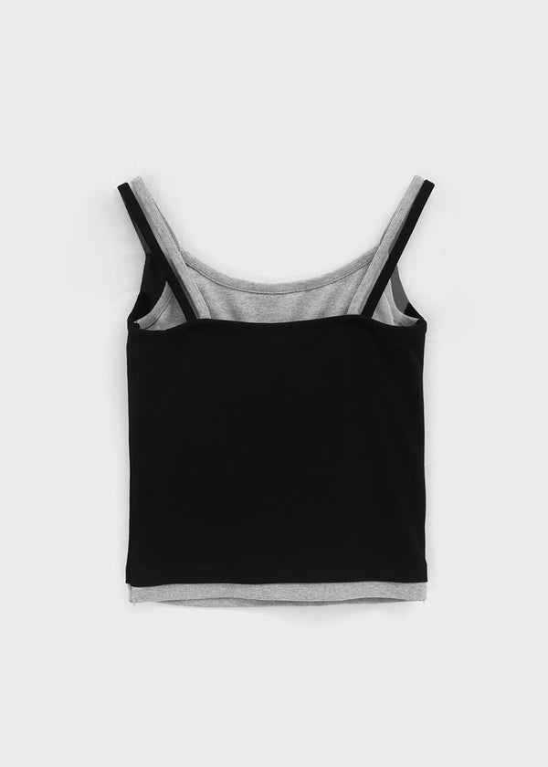 [MADE] Robella Layered Sleeveless Top (Built-in Cap)