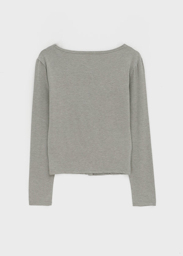 Stanette Button Round Cardigan