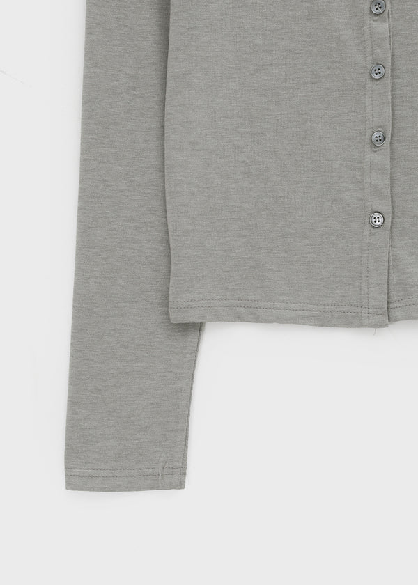 Stanette Button Round Cardigan