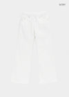 Dayron Low-waist Back Pocket Bootcut Elastic Pants