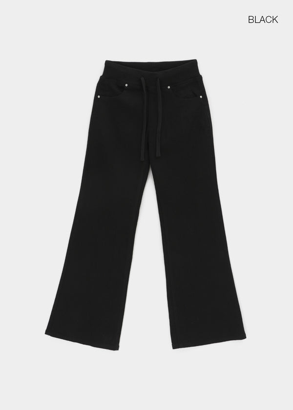 Dayron Low-waist Back Pocket Bootcut Elastic Pants