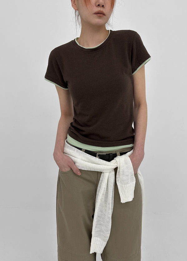 [MADE] Turon Layered Short-Sleeve Tee