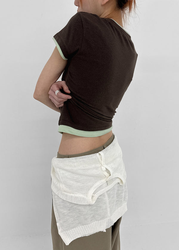 [MADE] Turon Layered Short-Sleeve Tee