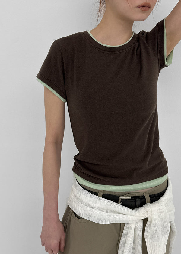 [MADE] Turon Layered Short-Sleeve Tee