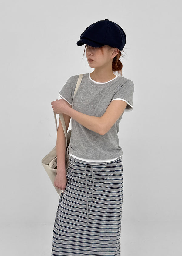 [MADE] Turon Layered Short-Sleeve Tee