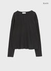 Pitan Henley Neck Waffle Warmer Long Sleeve T-shirt