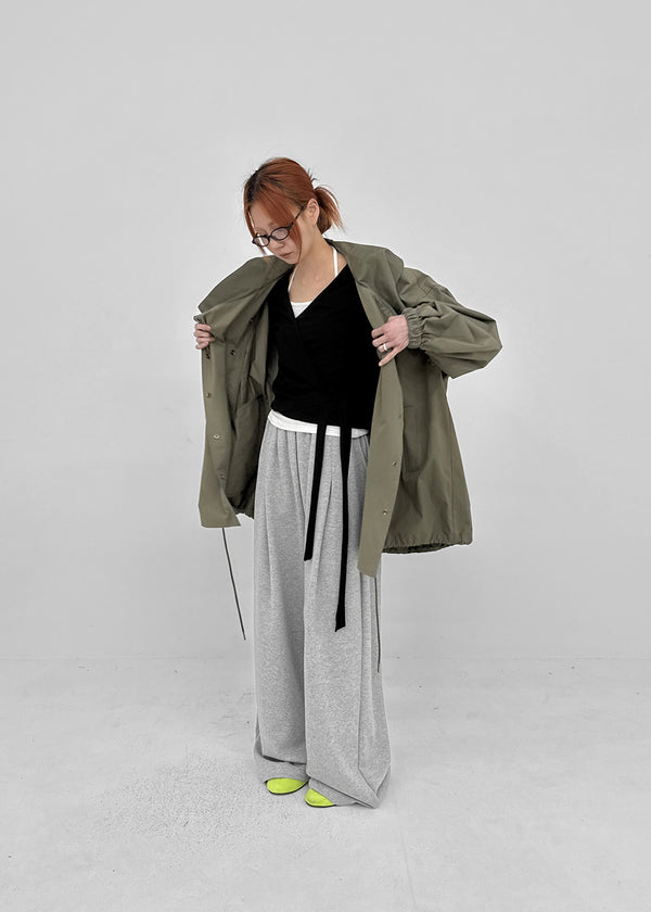 Turnitz Pintuck Wide String Pants