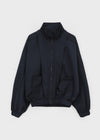 Zicron High-neck Nylon Windbreaker Jumper