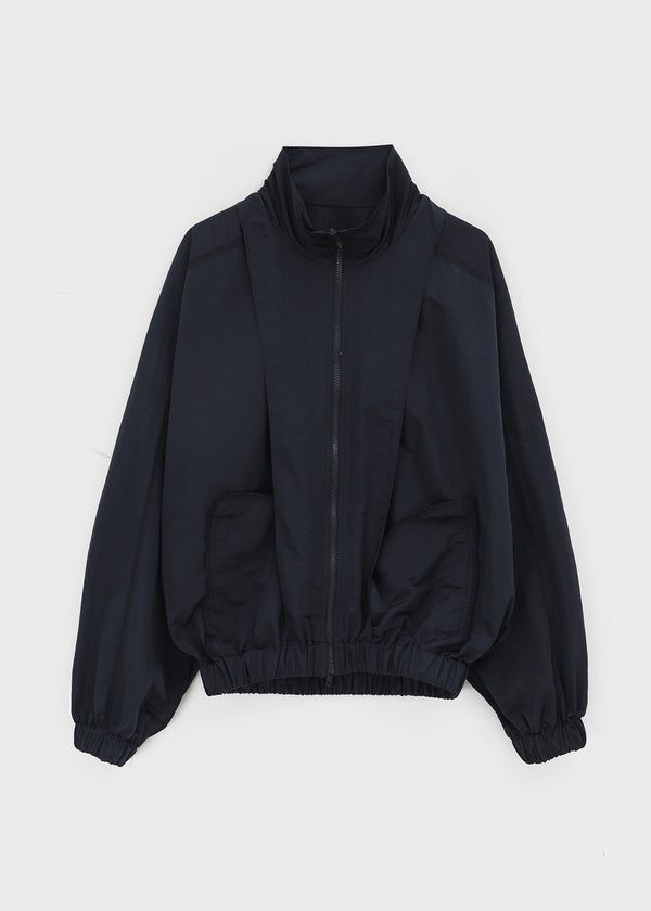Zicron High-neck Nylon Windbreaker Jumper