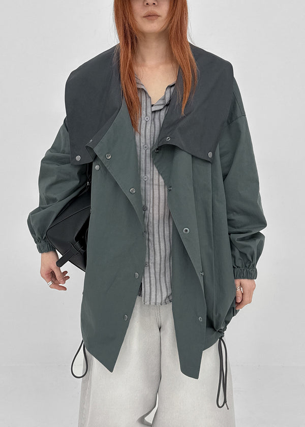 Kinika Double-button Field Jacket
