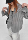 [MADE] Sinila Loose-Fit Stripe Shirt