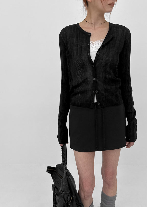 [MADE] Shave Summer Round Knit Cardigan