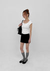 Rickyah Lace Cap Sleeve Short-sleeve Tee