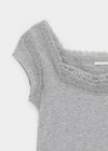 Rickyah Lace Cap Sleeve Short-sleeve Tee