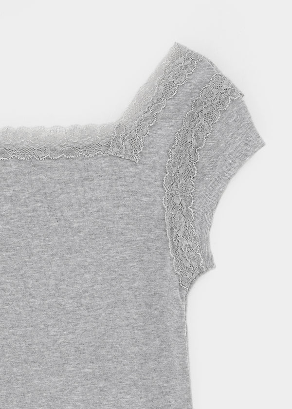 Rickyah Lace Cap Sleeve Short-sleeve Tee