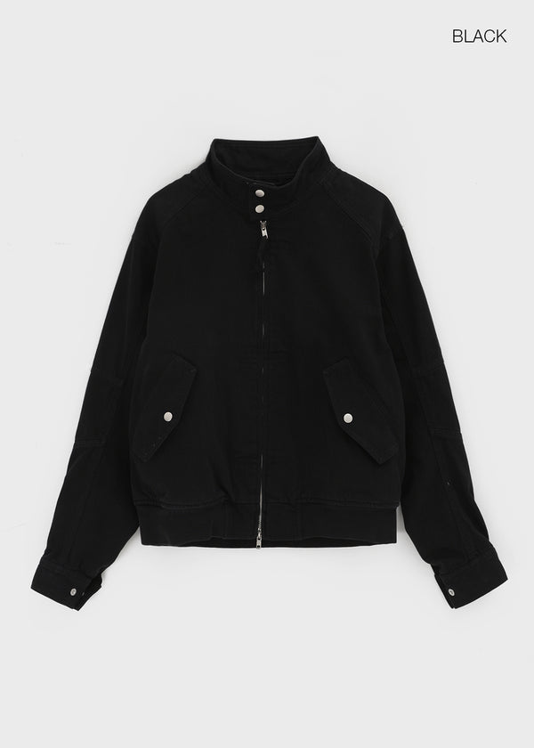 Walkming Two-way High-neck Cotton Jacket