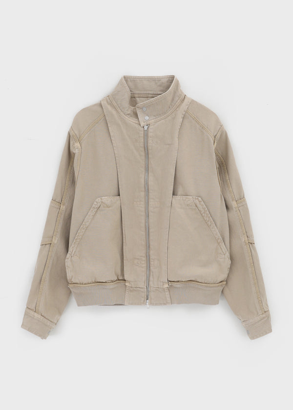 Walkming Two-way High-neck Cotton Jacket