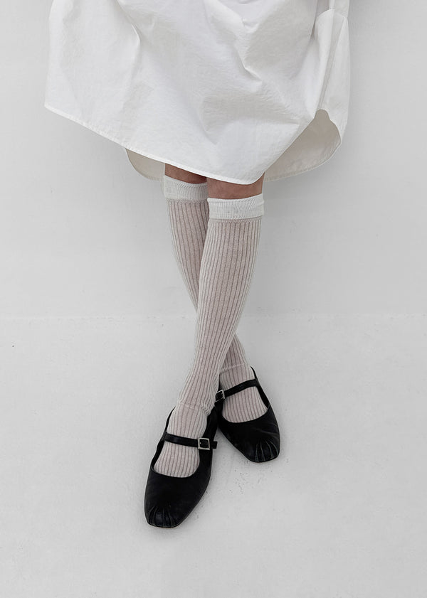 Finmel See-Through Ribbed Socks