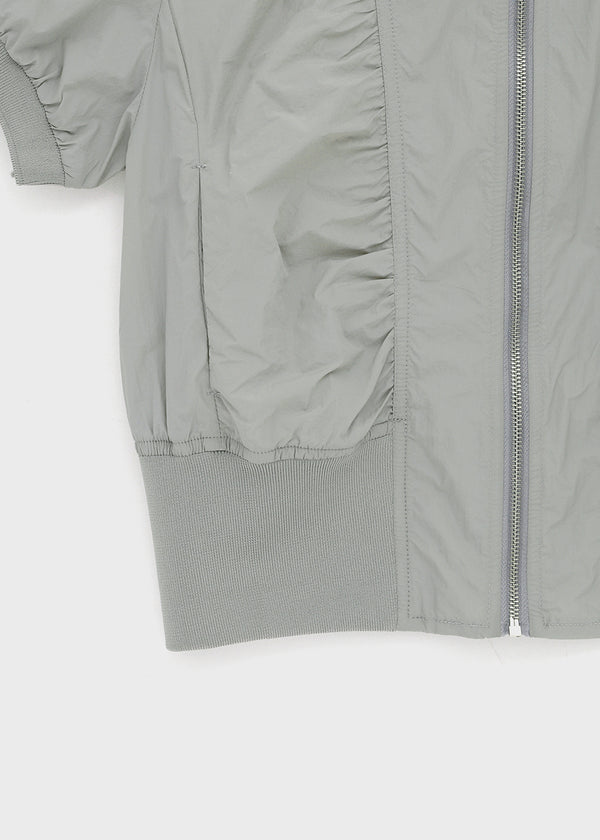 [MADE] Edia Nylon Short-Sleeve Zip-Up