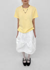 Lemen Color Basic Round Short Sleeve Tee