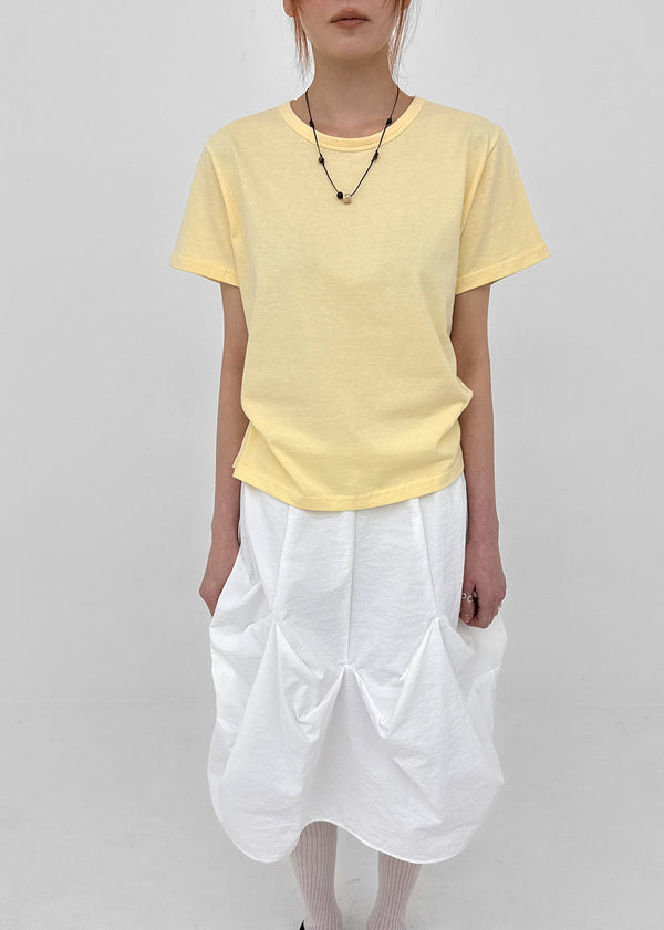 Lemen Color Basic Round Short Sleeve Tee