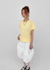 Lemen Color Basic Round Short Sleeve Tee