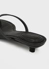 Dibecom Leather Flip-flops Mid-heels