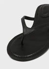 Dibecom Leather Flip-flops Mid-heels