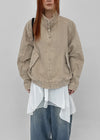 Walkming Two-way High-neck Cotton Jacket