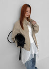 Walkming Two-way High-neck Cotton Jacket