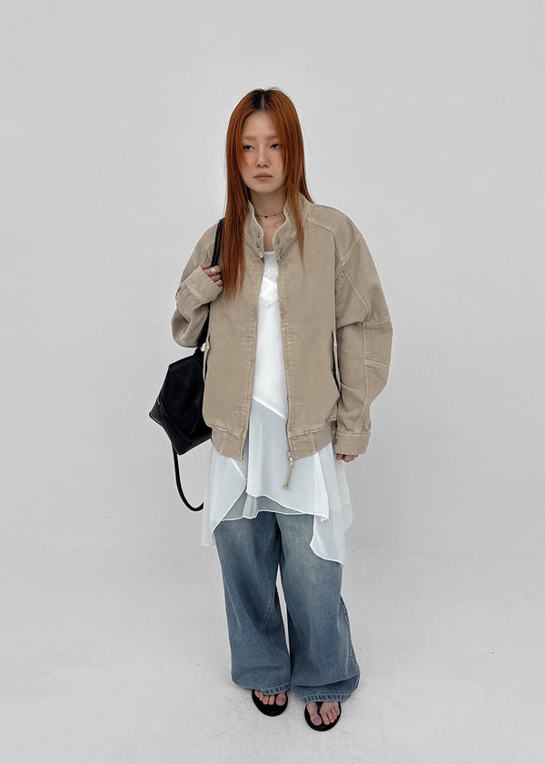 Walkming Two-way High-neck Cotton Jacket