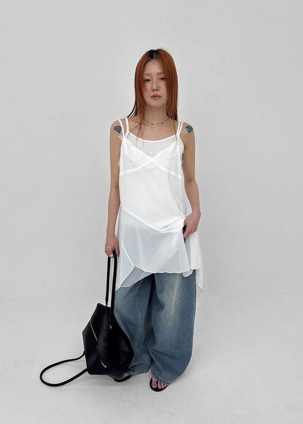 Lindley Lace Layered Midi Dress