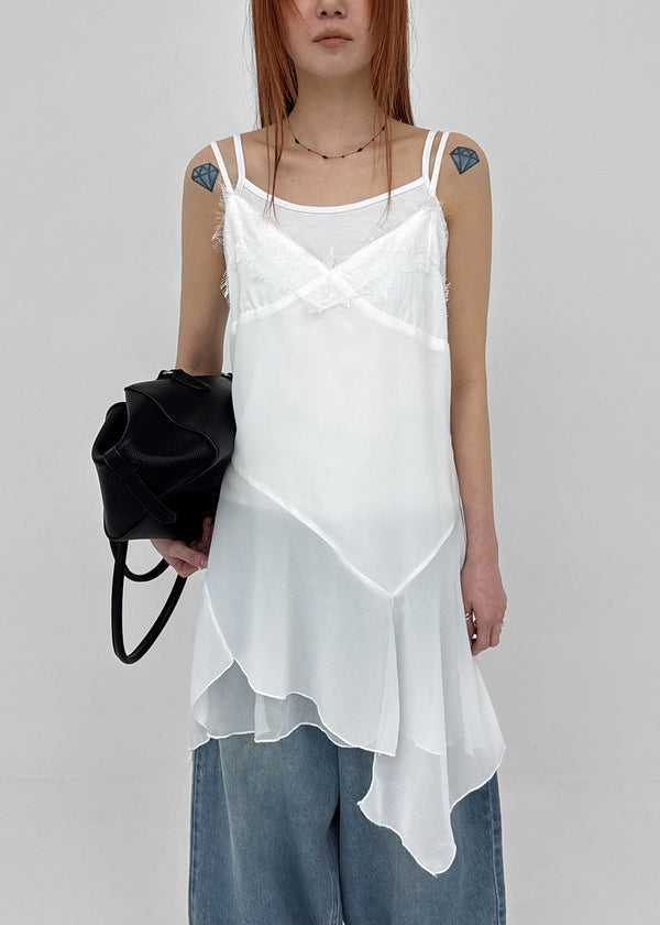 Lindley Lace Layered Midi Dress