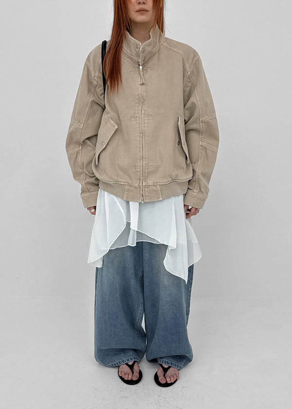 [MADE] Rive Snap Balloon Denim Pants