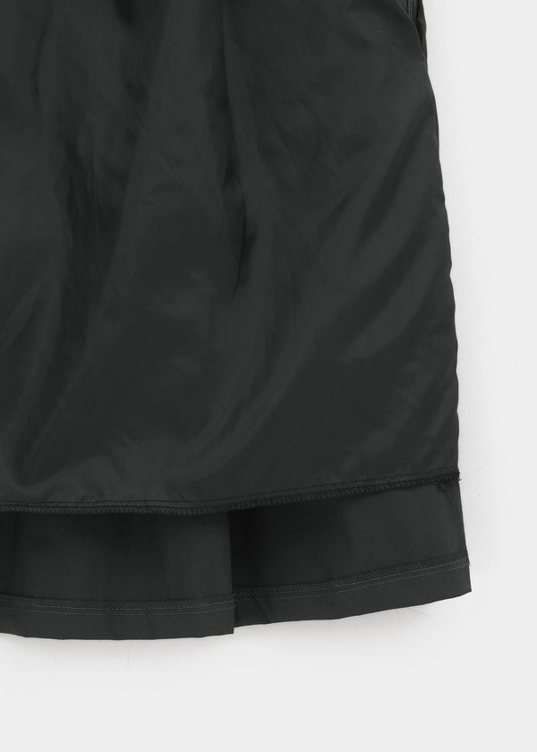 Romroni Strap Shirred Midi Skirt