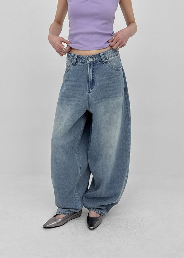 [MADE] Rive Snap Balloon Denim Pants