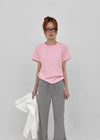 Lemen Color Basic Round Short Sleeve Tee