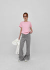 Lemen Color Basic Round Short Sleeve Tee