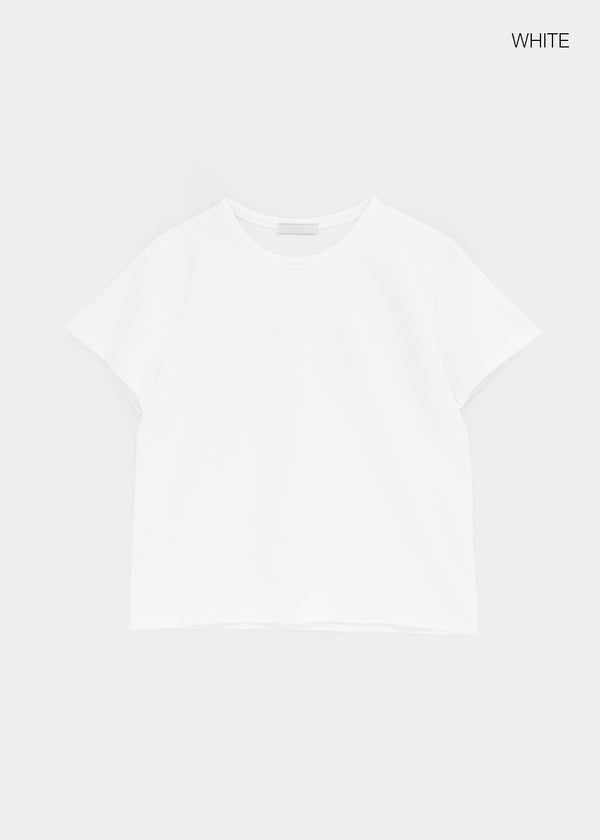 Lemen Color Basic Round Short Sleeve Tee