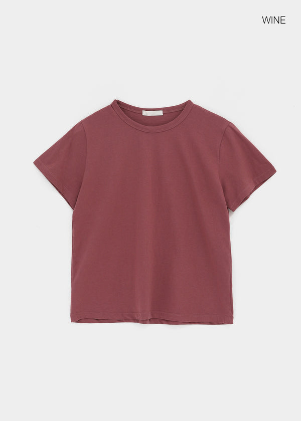 Lemen Color Basic Round Short Sleeve Tee