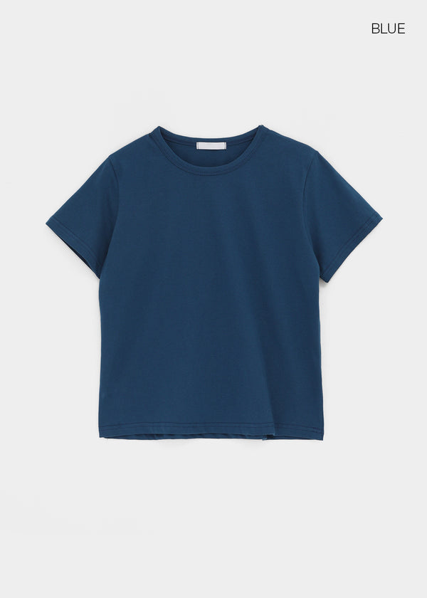 Lemen Color Basic Round Short Sleeve Tee