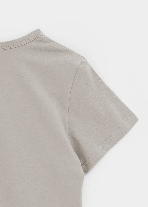 Lemen Color Basic Round Short Sleeve Tee