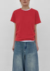 Lemen Color Basic Round Short Sleeve Tee