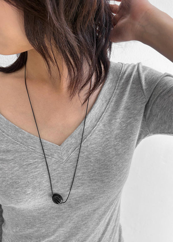 Shandel Bold Pendant Drop Necklace