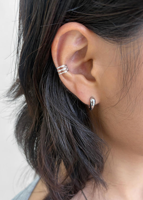 (SILVER 925) Vasenni Triple Ear Cuff