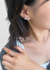 Socially Circle Silver Open Ring