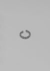 Socially Circle Silver Open Ring
