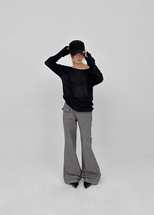 Koshabe Pocket Bootcut Pants
