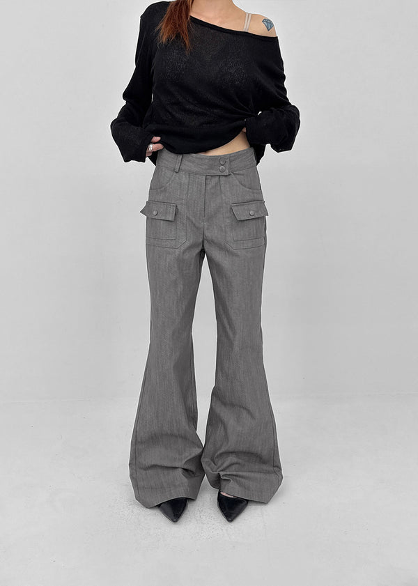 Koshabe Pocket Bootcut Pants